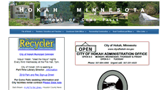 Desktop Screenshot of cityofhokah-mn.gov